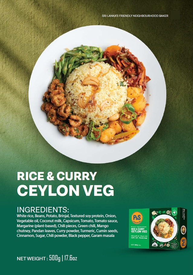 Ceylon Veg (Rice & Curry)